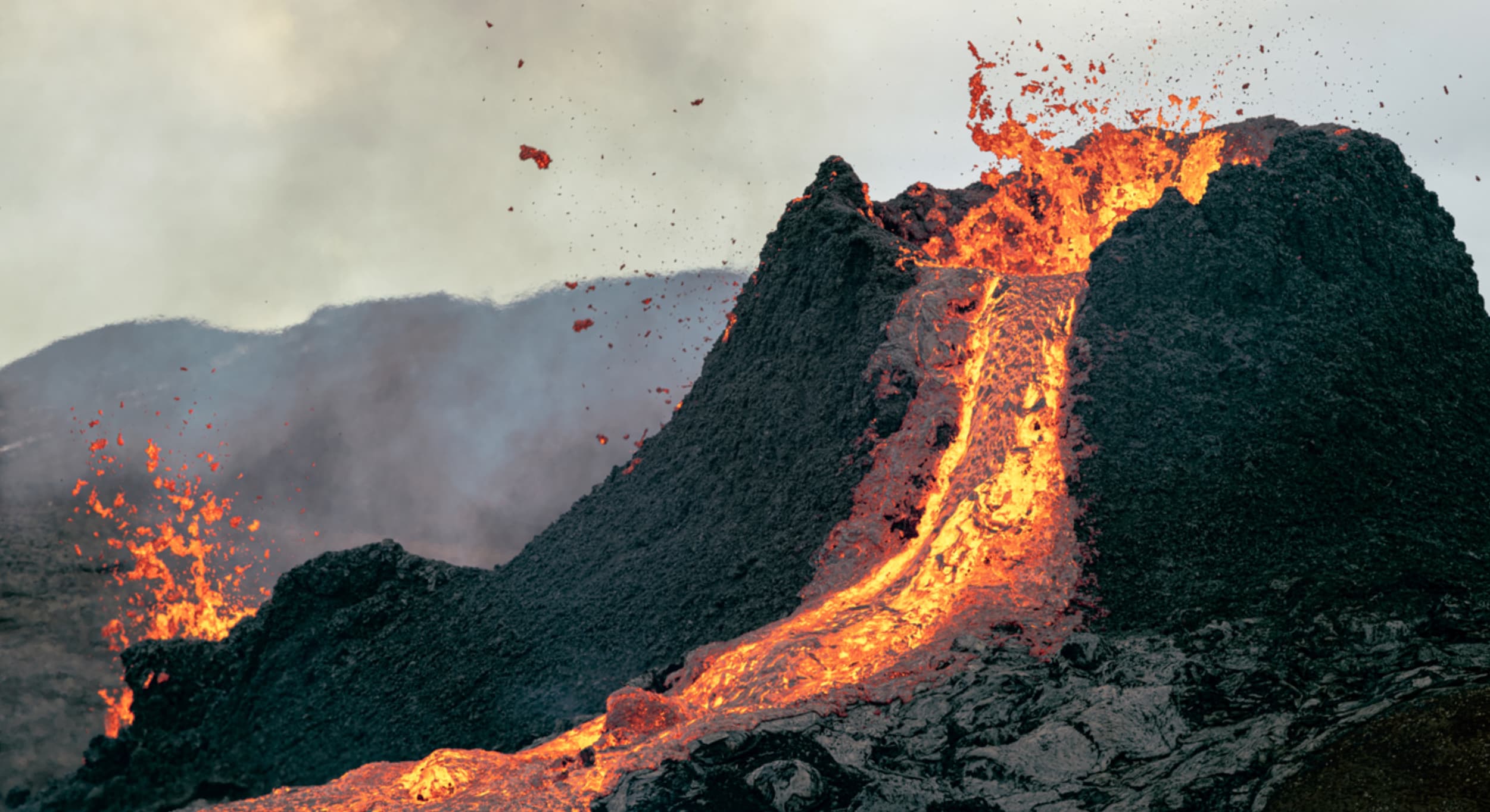 volcano eruption